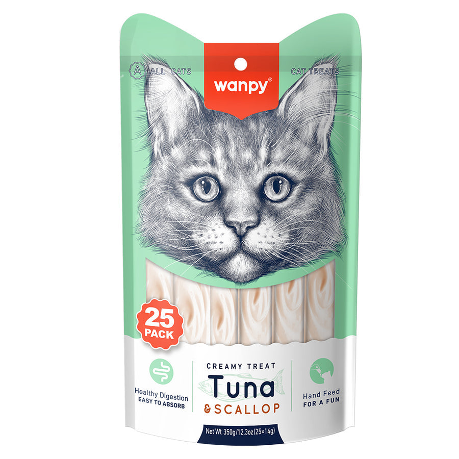 Wanpy Ton&Deniz Taraklı Krema Kedi Ödülü 25x14 gr