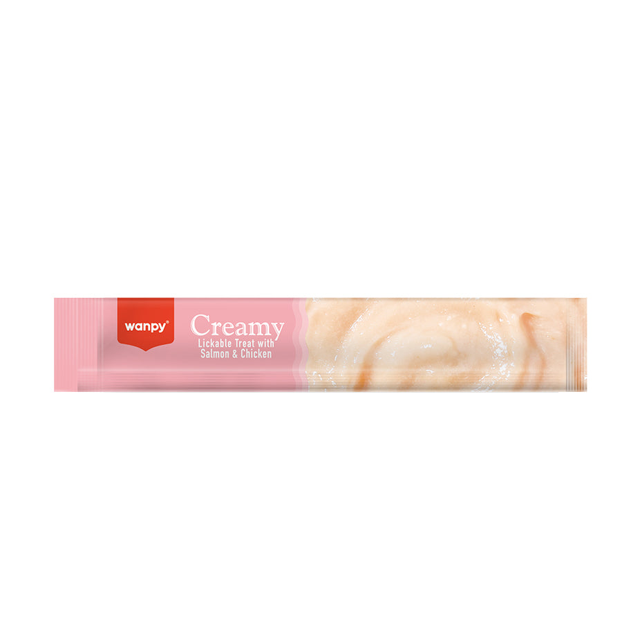 Wanpy Somonlu&Tavuklu Krema Köpek Ödülü 5x14gr